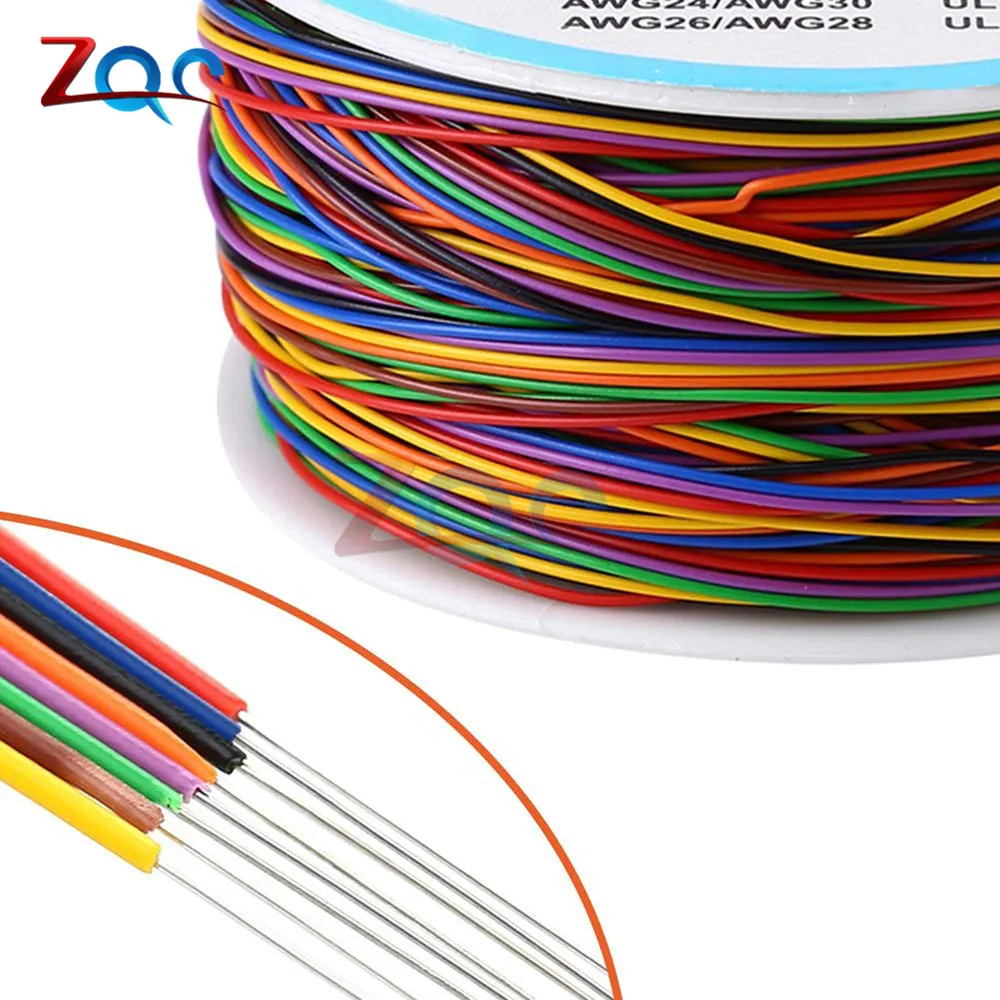 Кабель для обмотки изоляции 250 м разные цвета P/N B 30 1000 30AWG 8 проводов цвет интерьера