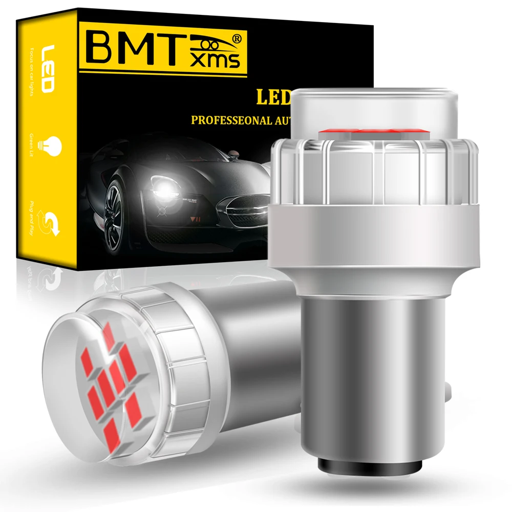 BMTxms транспортного средства 2 шт. 1157 BAY15D BAZ15D BAW15D тормозной светильник P21W/5 Вт P21W/4W