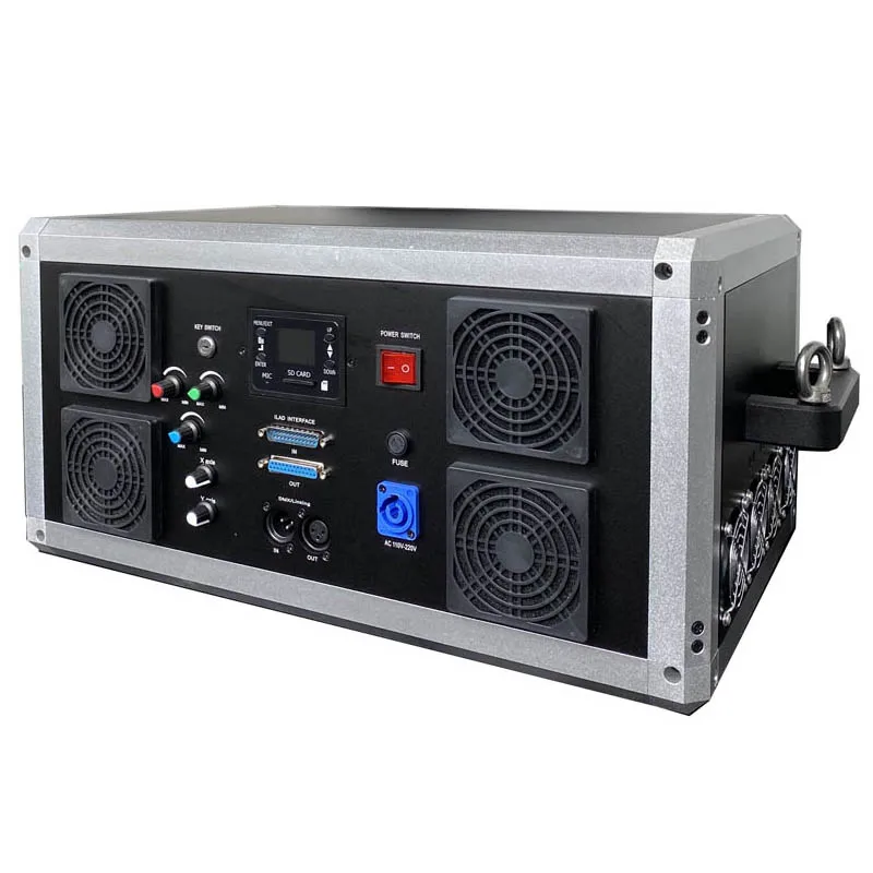 Разноцветный лазерный rgb проектор 15 Вт с героями мультфильмов ILDA DMX танцевальный