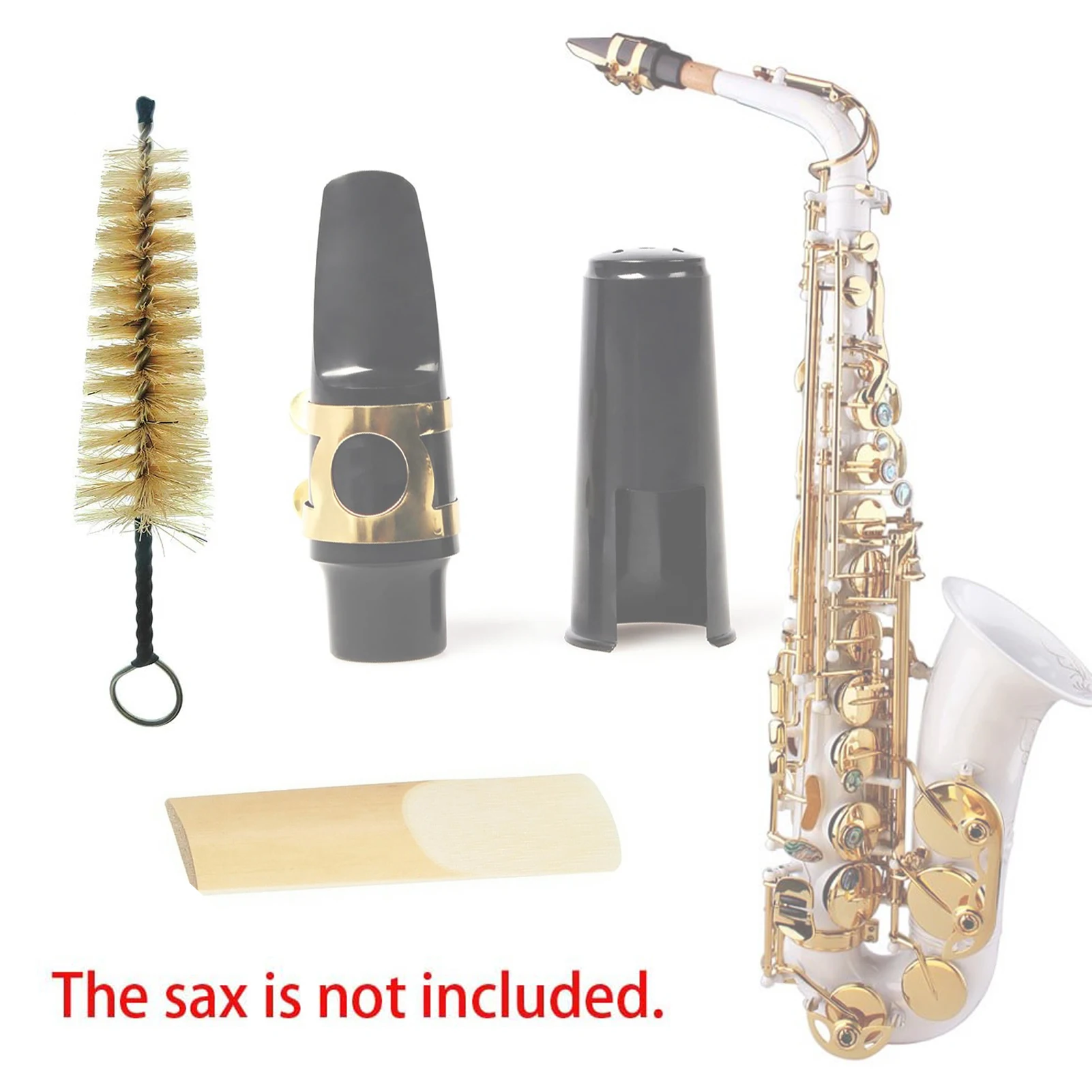 Щетка для чистки мундштука металлическая ручка щетина саксофон труба кларнет