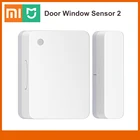 Датчик для дверей и окон Xiaomi Mijia, 2 устройства для умного дома, приложение Mijia, Bluetooth-подключение, детектор безопасности от взлома