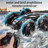 jjrc q113 124 rc stunt car 4wd 360 rotate remote control cars 2 in 1 waterproof waterland drift amphibious vehicle models toy