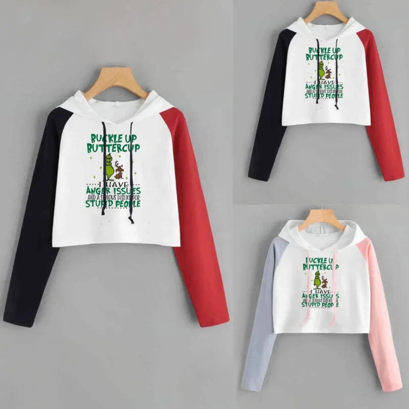 Женские свитера зимний свитер с капюшоном и принтом женский тонкий пуловер