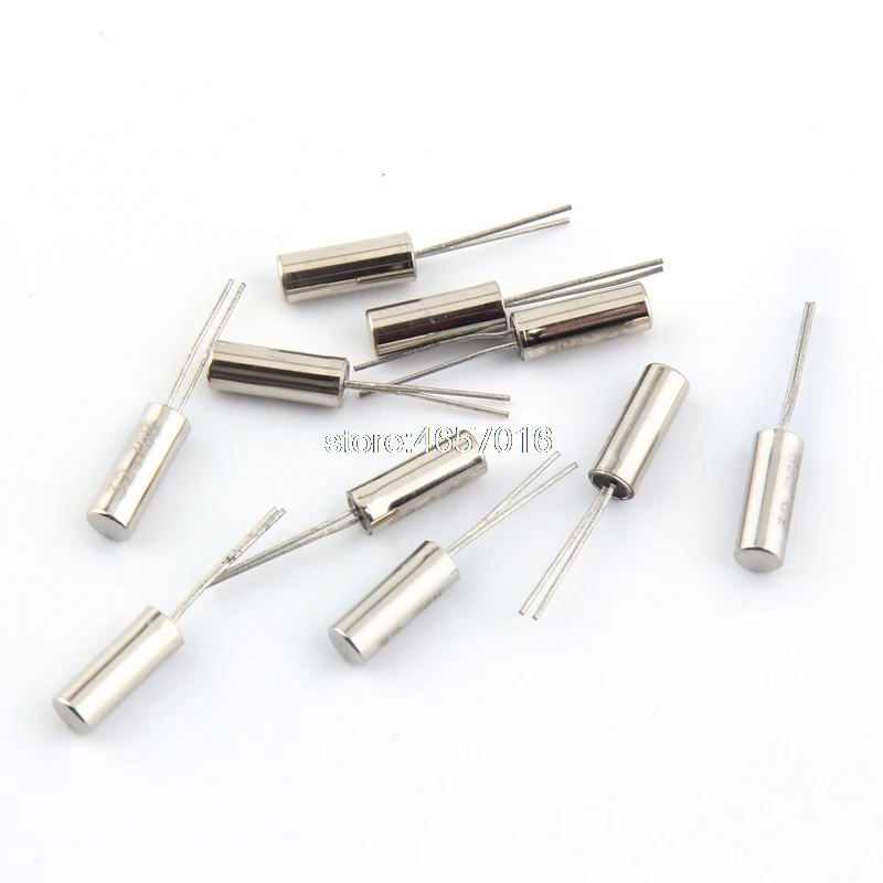 

50pcs/Lot 2*6 68.500KHZ 7.6MHZ 6.7458MHZ 153.6KHZ 8MHZ 6.144MHZ 76.8KHZ 12.270MHZ 27MHZ 24MHZ 25MHZ Cylinder quartz resonator