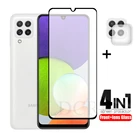 Полный Стекло для Samsung Galaxy A22 стекло Защитная пленка для экрана из закаленного стекла, для Galaxy A22 4G фотопленка объектив для Samsung Galaxy A22 4G 5G