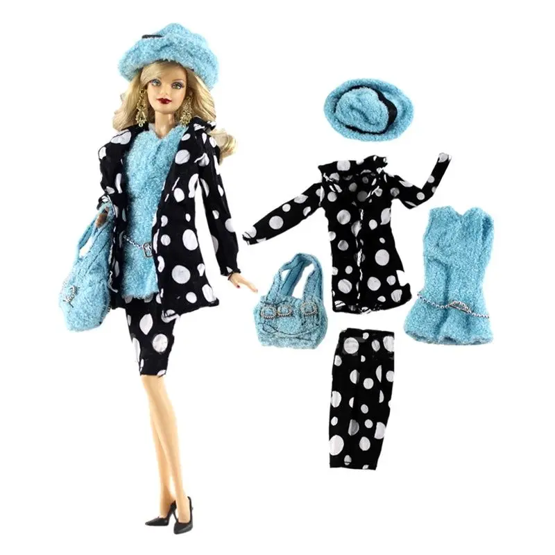 

Handmade Fashion Outfit Set Clothes for Barbie 1/6 FR Kurhn BJD Dolls Accessories Play House Dressing Up Girl Toys Gift