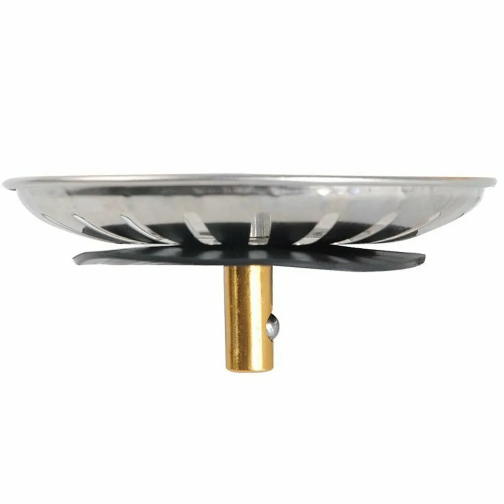 

Kitchen Drain Strainer Replacement Sink Stainless Steel Basin Drain Filter