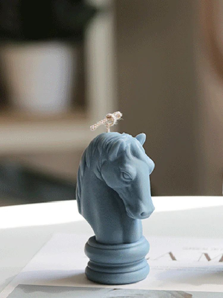 Форма для свечей в виде головы лошади Ароматизированная Свеча сделай сам голова