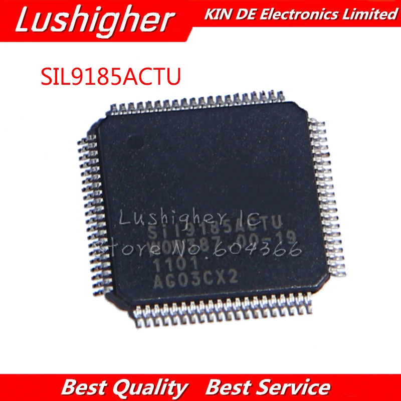 2 шт. SIL9185ACTU SIL9185A SI19185ACTU 80 TQFP|Интегральные схемы| |