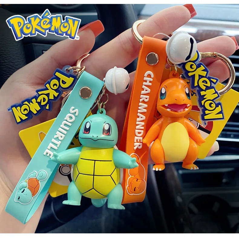 Оригинальный брелок для ключей с покемоном подвесные игрушки детей мультяшный