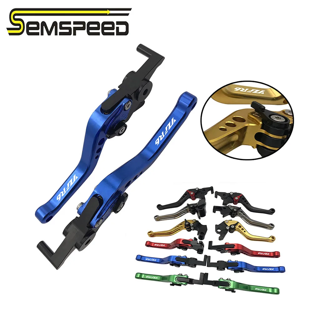 SEMSPEED Мотоцикл CNC YZF Короткие сцепные рычаги для Yamaha YZF-R6 1999-2004 FZ1 FAZER 2001-2005 R6S КАНАДА