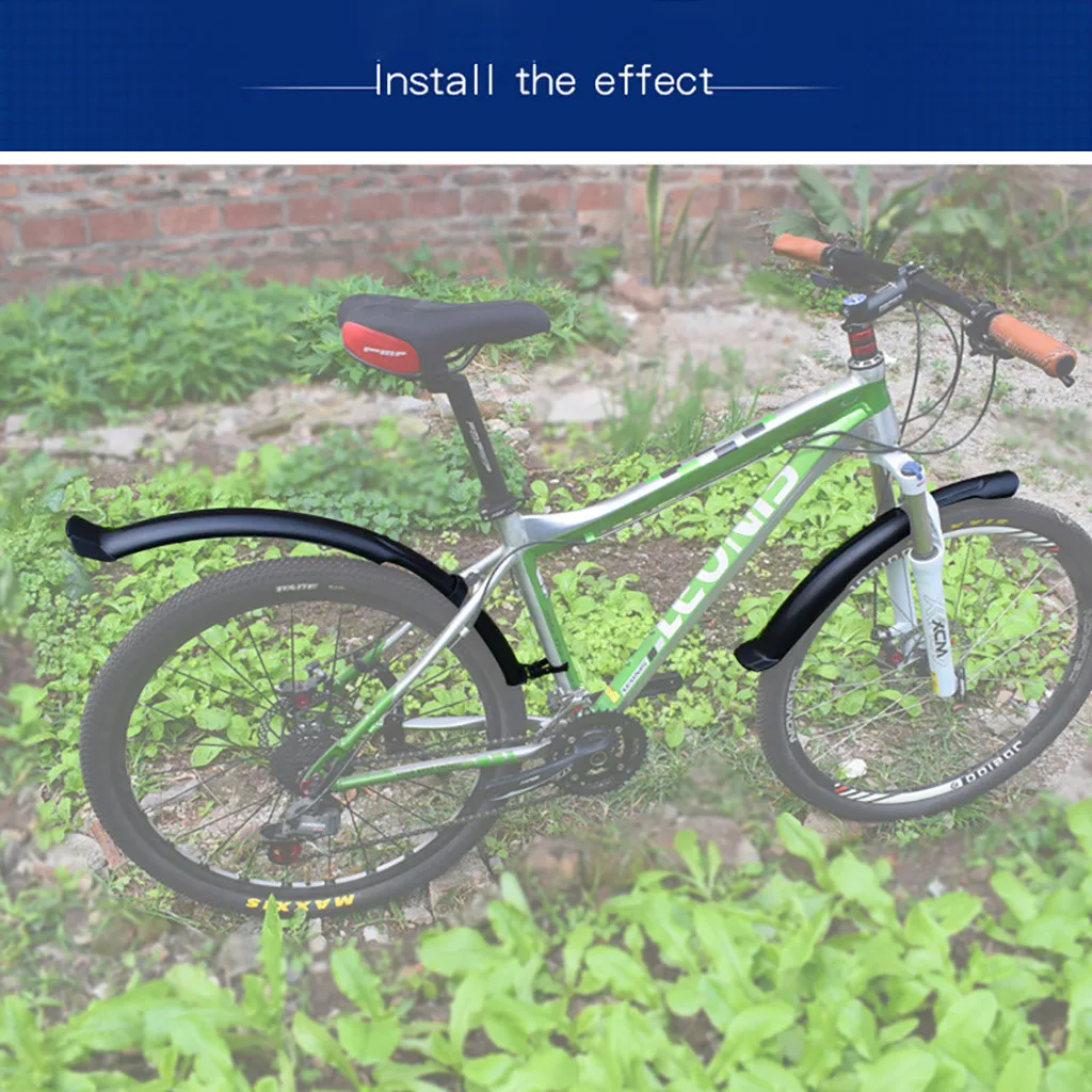 2 шт. крыло для велосипеда горный велосипед передняя и задняя части быстросъемные