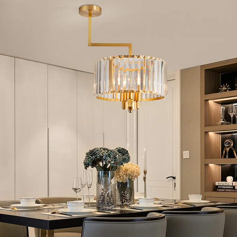 Современная роскошная круглая креативная хрустальная люстра FSS светильник ние