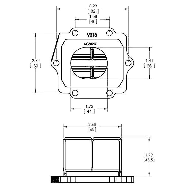 Клапанный клапан для мотоцикла из углеродного волокна KX125 1982-1992 KMX125 1999-2001 KX500 1983-1984