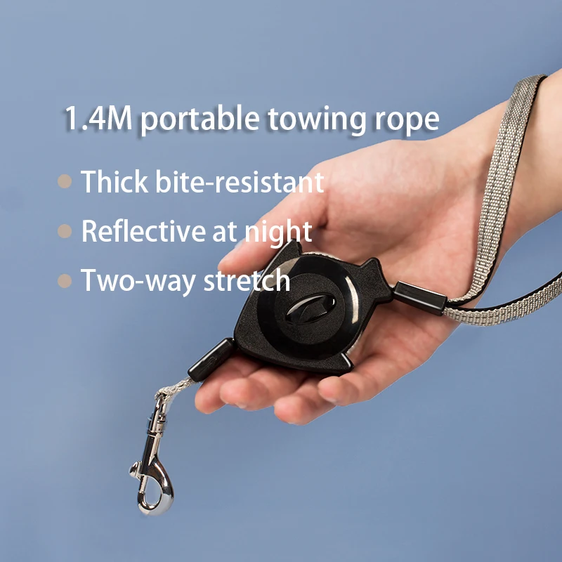 

Автоматический выдвижной поводок для питомцев, светоотражающая веревка для ходьбы и бега, телескопический ремень для средних и больших соб...