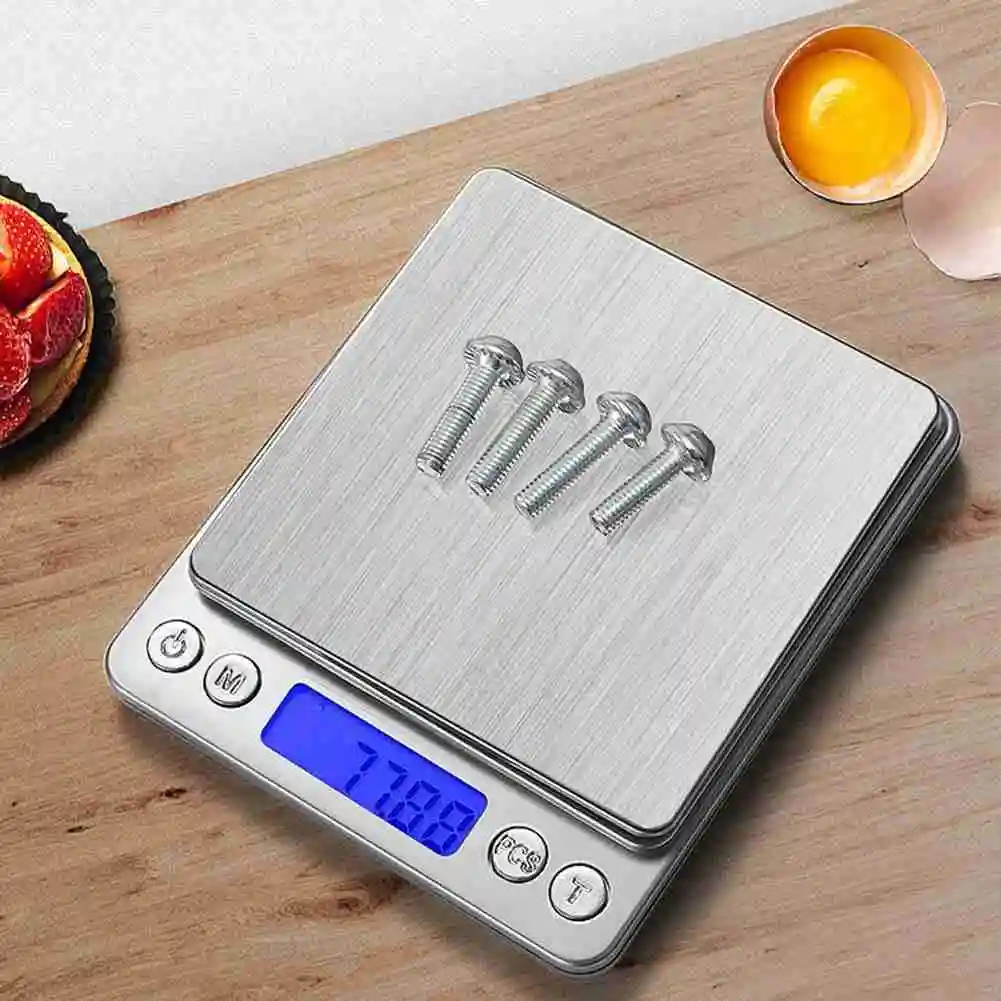 Кухонные весы для выпечки точные цифровые с ЖК дисплеем 500 г/3000 г электронные