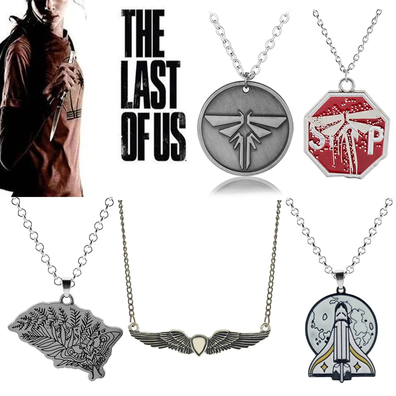 Цепочка с кулоном и светлячком из фильма Последняя США подвеска собачьей биркой