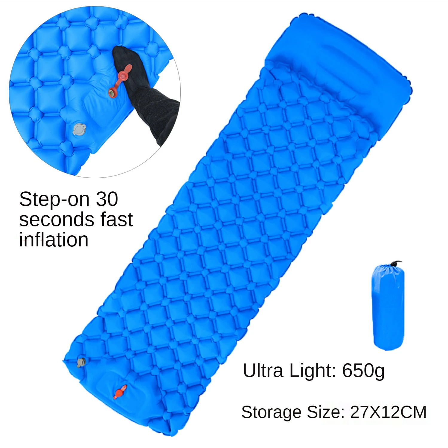 

Camping Lawn Inflatable Cushion, TPU Moisture-Proof Inflatable Cushion, Outdoor Camping Inflatable Moisture-Proof Cushion