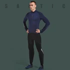 Велосипедные штаны Santic, Зимние новые флисовые ветрозащитные штаны для верховой езды, утепленные мужские велосипедные брюки