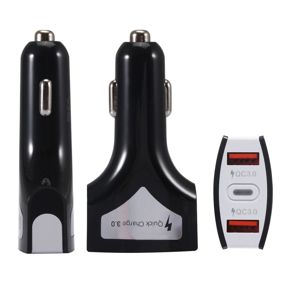 

Universal USB Quick Charge 3.0 Car Charger LED QC3.0 2 USB Quick Charge Car Charger for iPhone 8 Samsung for Charger