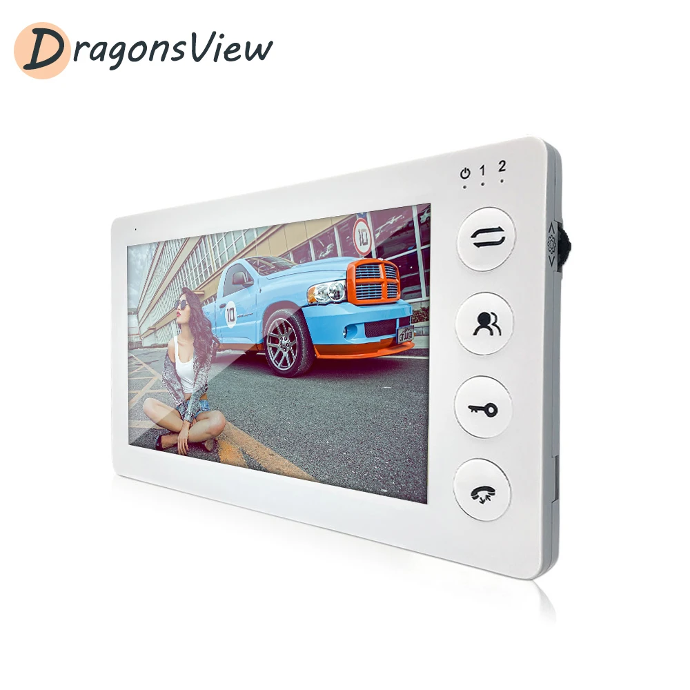 Dragonsview видео домофон с движения Сенсор безопасности вход 4 квартира телефон двери