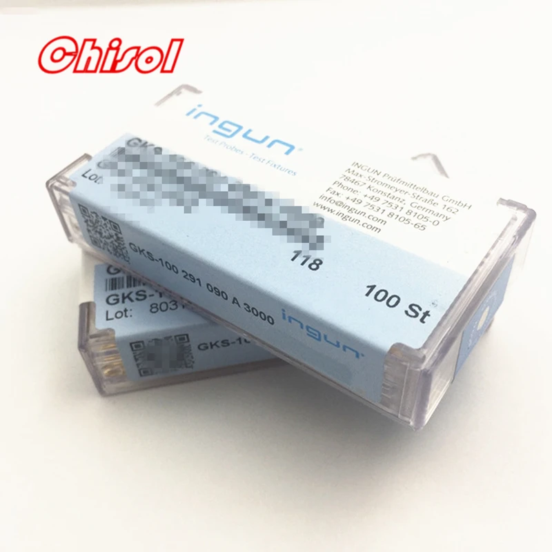 Оригинальная игла для тестирования INGUN 100 шт./компл. GKS003206254A2000 GKS003206254A3000 пружинный