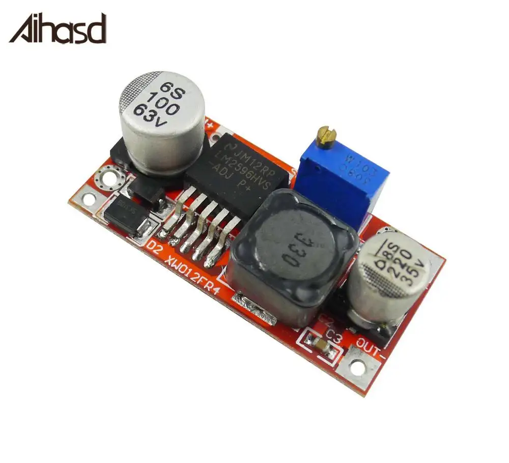DC-DC LM2596HV 4 5-60 V до 3-35V Регулируемый понижающий модуль питания | Электронные