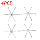 6-вооруженная боковым щеткам обеспечен для Xiaomi Mijia 1 S для Roborock S50 S51 S55 пылесос робот Замена Spart Запчасти Аксессуары Бурш