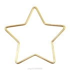 Металлические кольца в форме звезды для ловцов снов, венки для макраме, аксессуары для проектов сделай сам J19 21, дропшиппинг