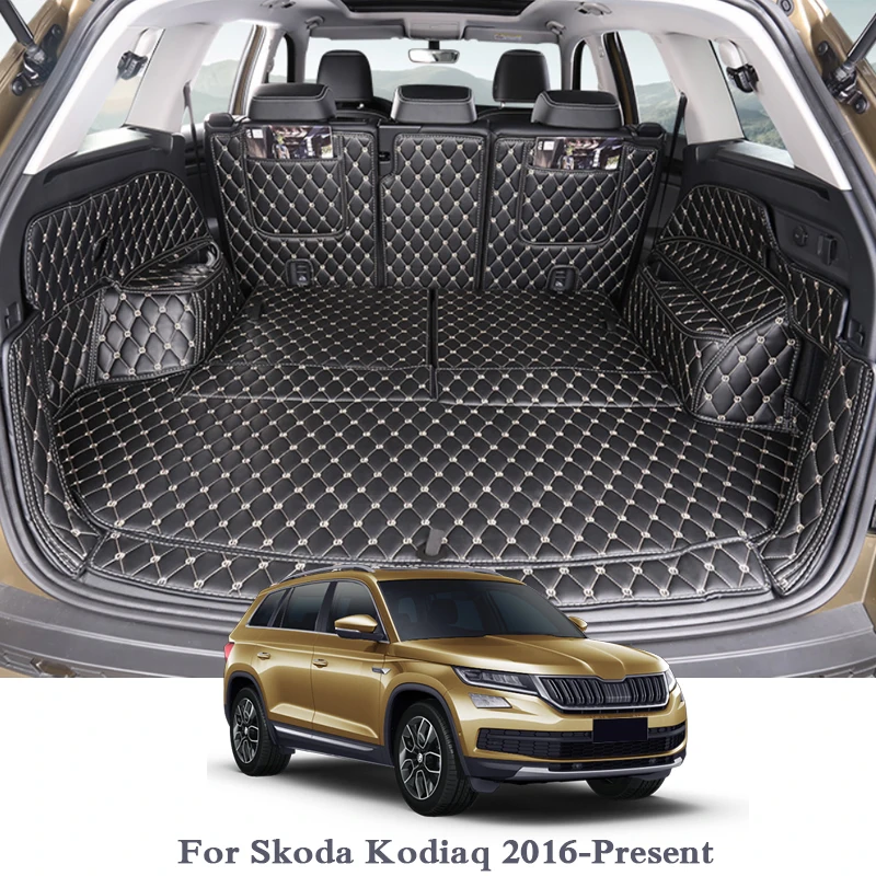 Автомобильный коврик для ботинок Skoda Kodiaq 2016 г. в подарок Накладка багажника