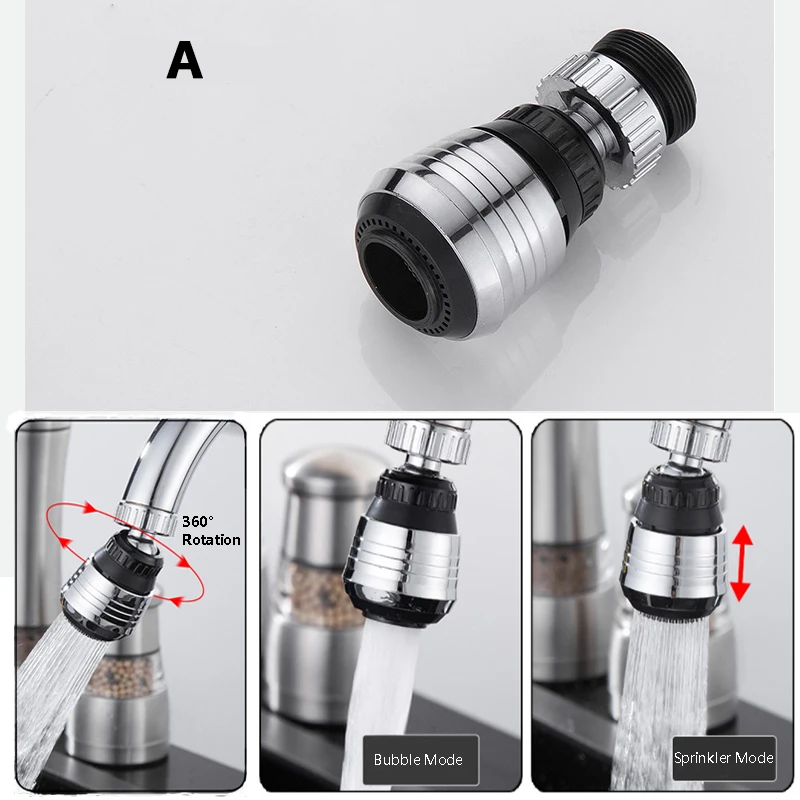 ZhangJi кухонный кран аэратор водный диффузор Bubbler корпус из цинкового сплава фильтр для экономии воды душевая головка кран с форсункой разъем