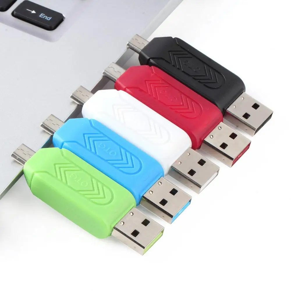 ABS 55x16x10 мм Универсальный кардридер для мобильного телефона ПК Micro USB OTG флэш-память
