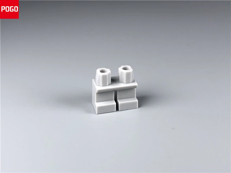 10 шт./лот кубики Moc hips модель фигурки Красочные Брюки DIY Развивающие строительные блоки мини куклы игрушки для детей Подарки - Цвет: short legs