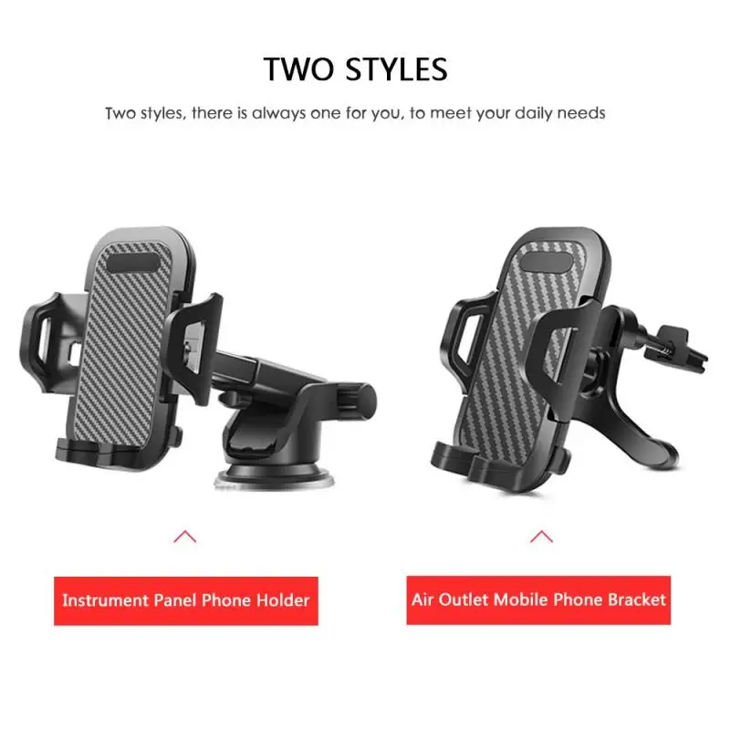 2020 360 Регулируемый автомобильный держатель для телефона с GPS навигацией зажим