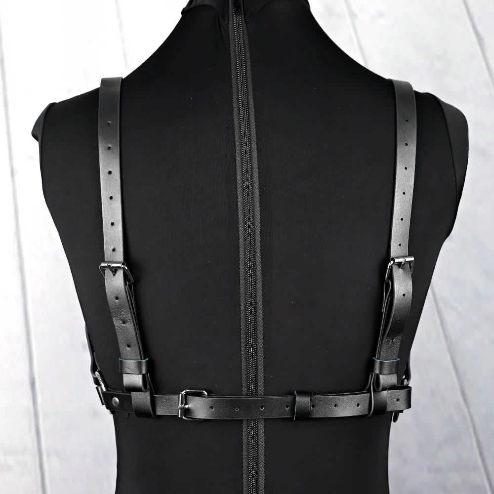 Кожаный нагрудный ремень Женский БДСМ ремни для нижнего белья бондаж тела