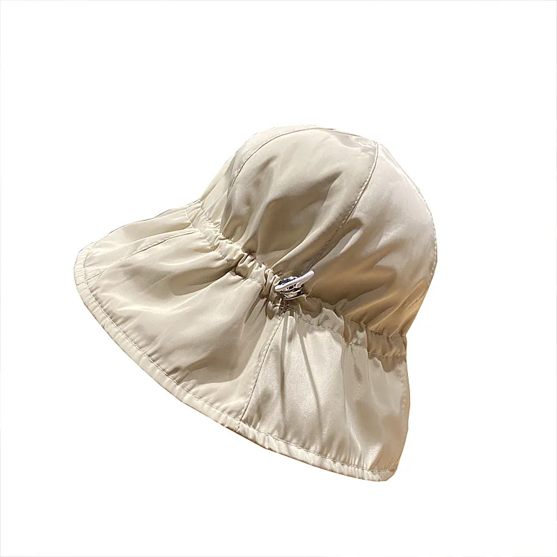 

Chic Summer Sunscreen Fisherman Hat Female Wild Sunscreen Waterproof Black Sun Hat Light Breathable Cap For Women Gorros