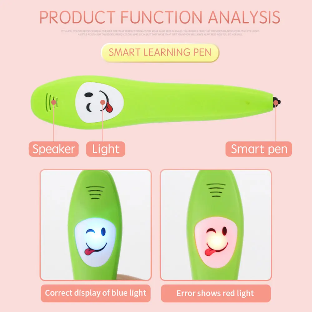 Детские Ранние обучающие карты голос машина для чтения книги со смарт