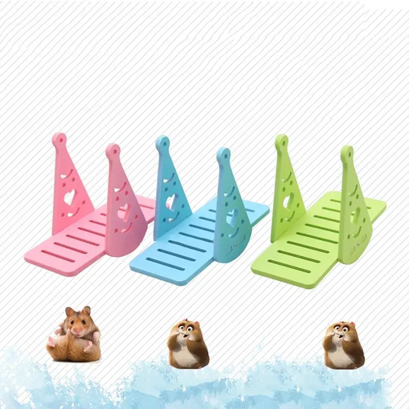 

1 Piece Interactive Hamster Seesaw Toy Creative Funny Chinchilla Squirrel Cage Exercise Seesaw Toy Small Animals Accessories