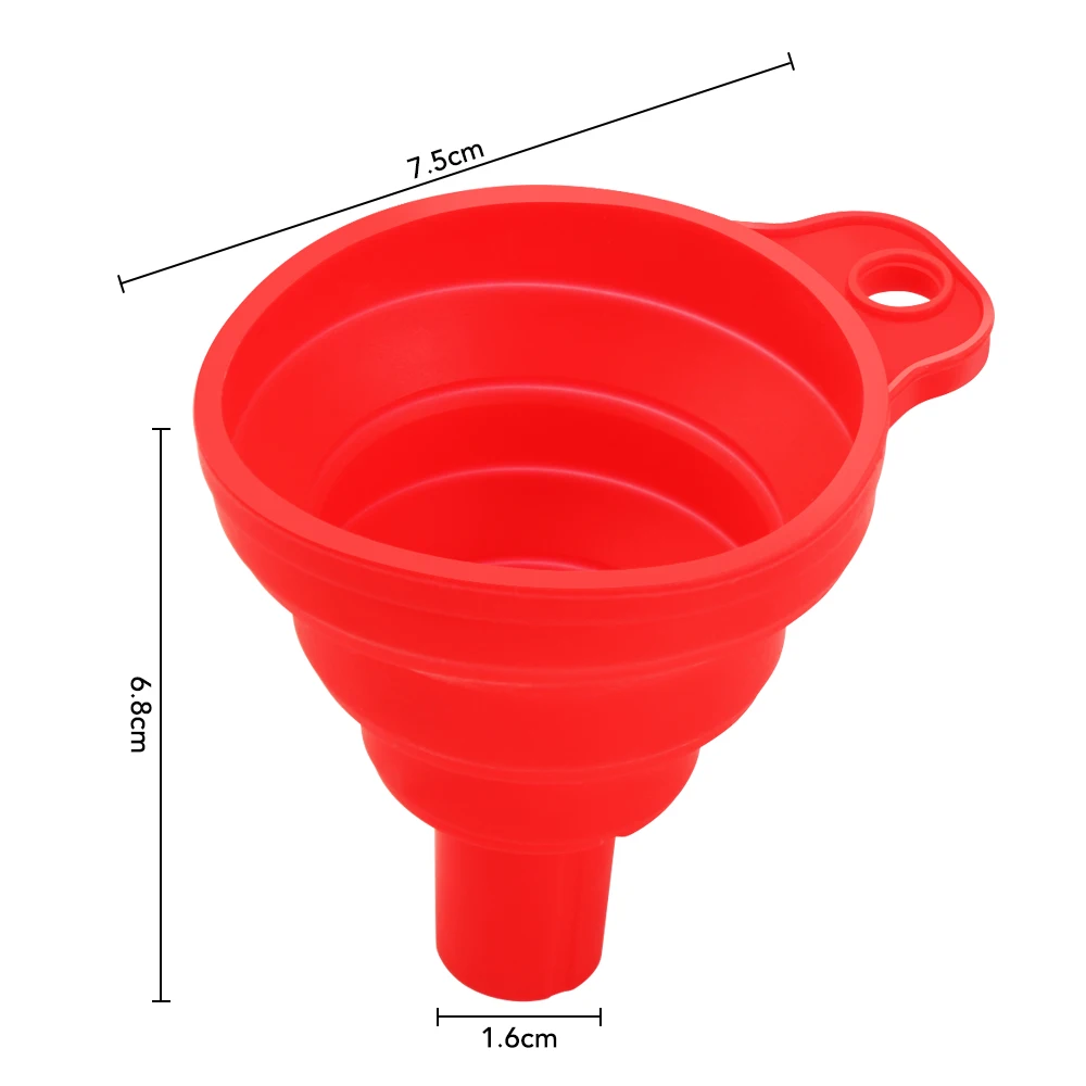 Car Oil filling Equipment Fuel folding funnel Accessories For Nissan X-TRAIL Qashqai Skoda Octavia Renault Clio Ford Focus |