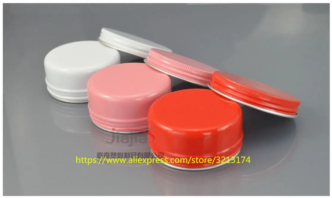 50g цветная алюминиевая баночка для косметики крем персонального ухода маска мыло
