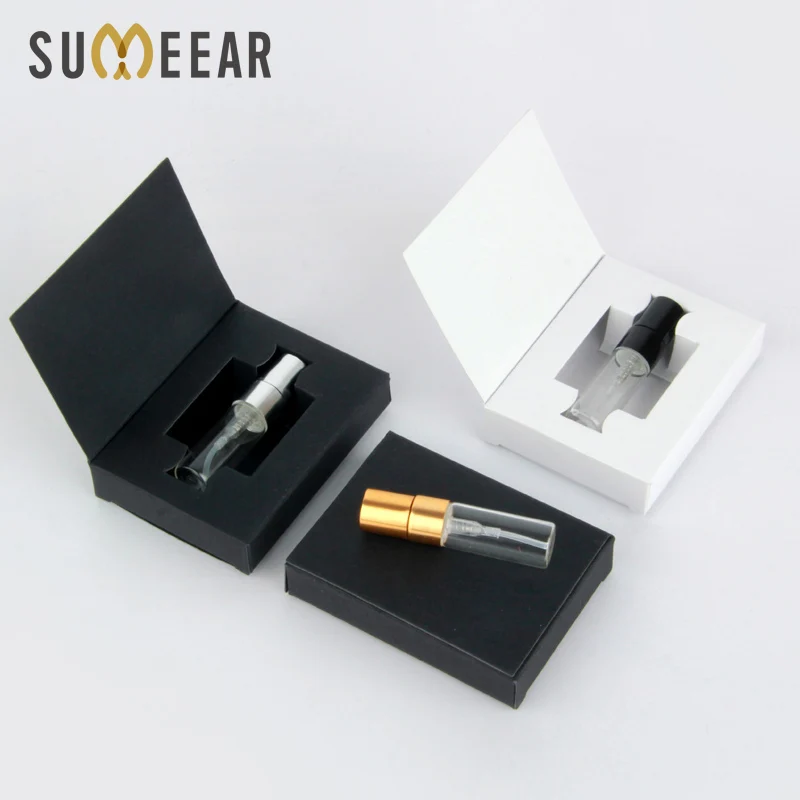 100 Pieces/Lot 2.5ml 3ml Packaging Boxes Mini Perfume Bottle With Atomizer And Glass Perfume Bottle Customizable LOGO