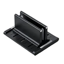 Home Office Practical Space Saving Multifunctional Vertical Laptop Stand Tidy Adjustable Base Accessories Storage Non Slip