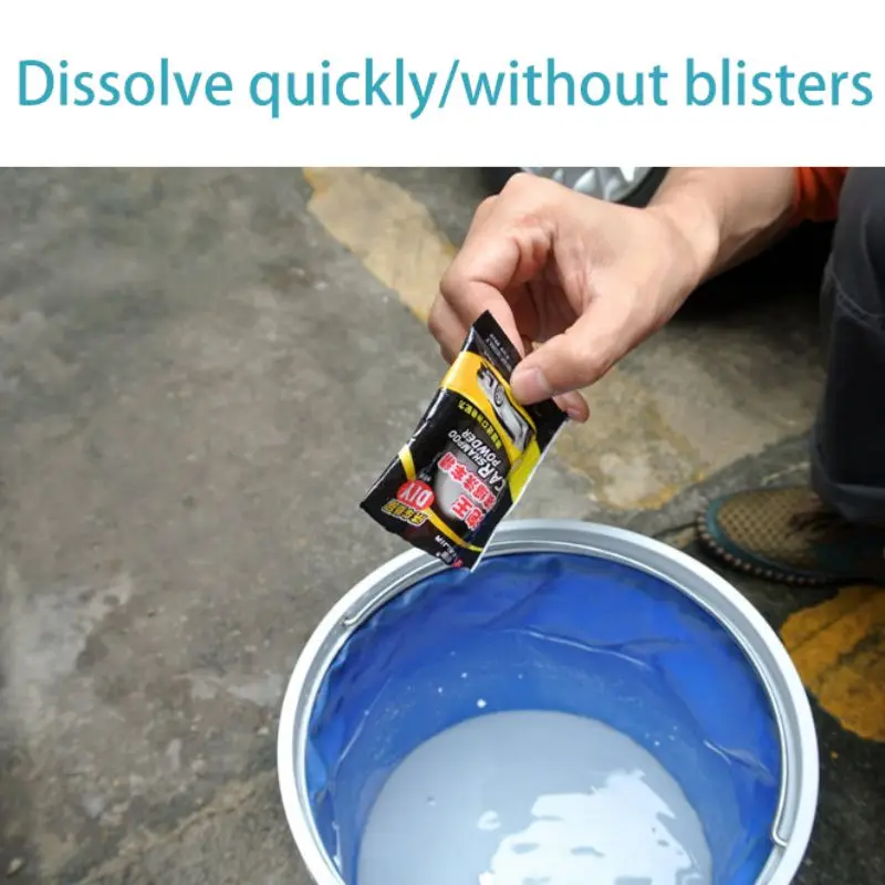 Бытовой пеноочиститель для автомобиля быстрое растворение одна сумка за раз