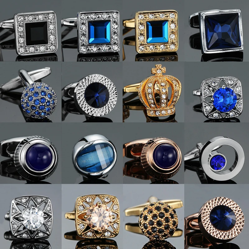 Высококачественные запонки с лошадью новинка Модная бижутерия золотые в форме