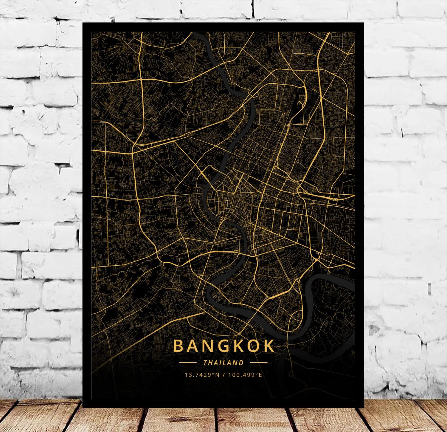 Плакат из Таиланда Бангкока Чиангмай Шон бури Муэн нахон паттайя Пхукет удон