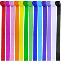 party streamers backdrop decorations crepe paper rainbow streamers for birthday christmas13 rolls