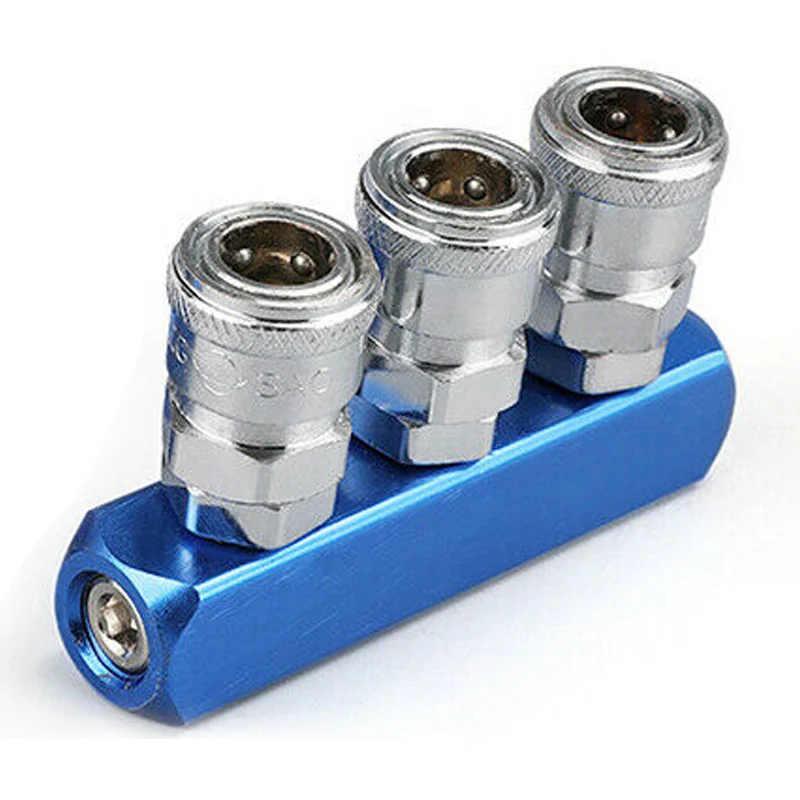 

1*Air Hose Fittings Coupler Quick Connector Compressor Coupling 2/3/4/5Way Parts