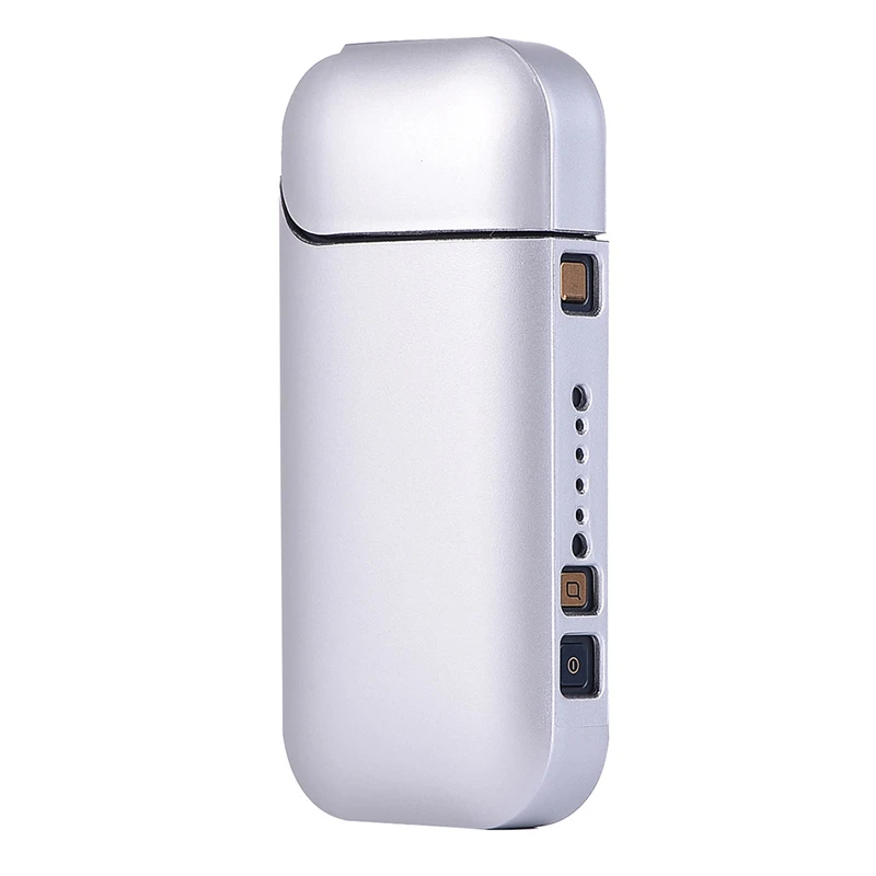 5 цветов Жесткий ПК рука чувствовать себя толще IQOS чехол для IQOS 2/3 плюс пластиковый чехол рукав защитный чехол для портсигара - Цвет: Серебристый