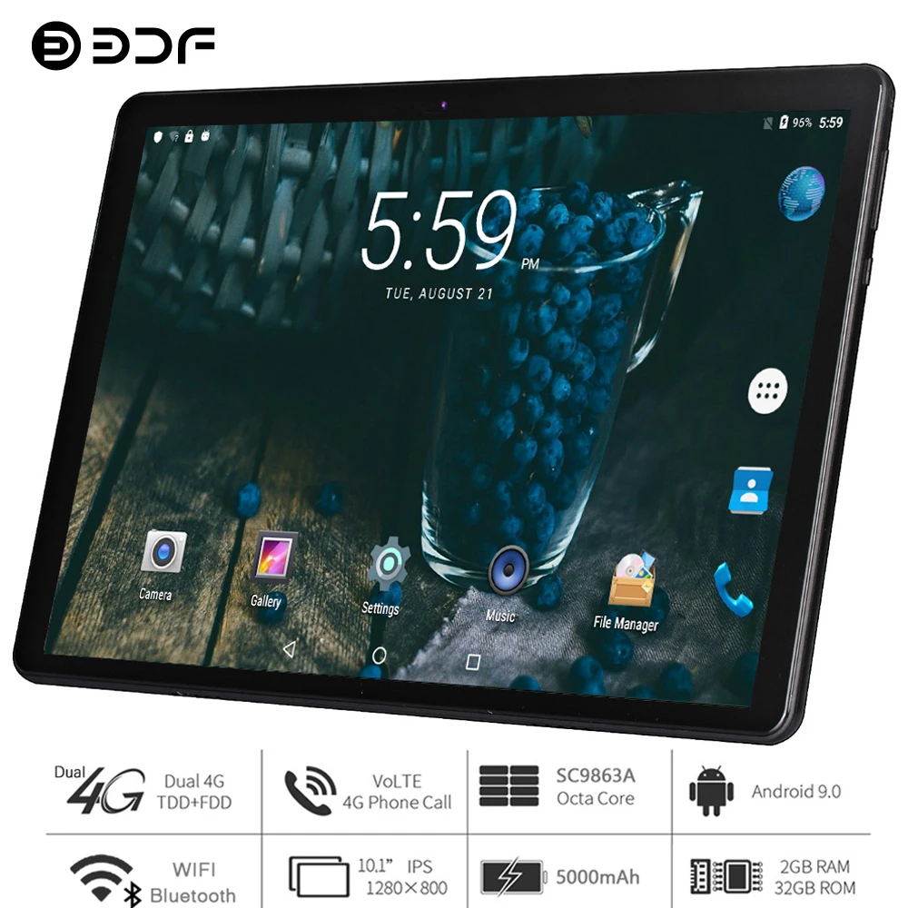 Новый оригинальный 10 дюймов Android 9 0 Восьмиядерный планшет с двумя камерами и