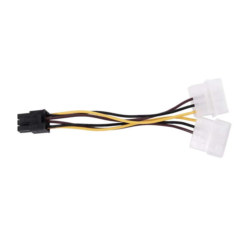 Двойной 4-контактный молекс IDE/SATA 6 Pin PCI-E графическая карта Мощность